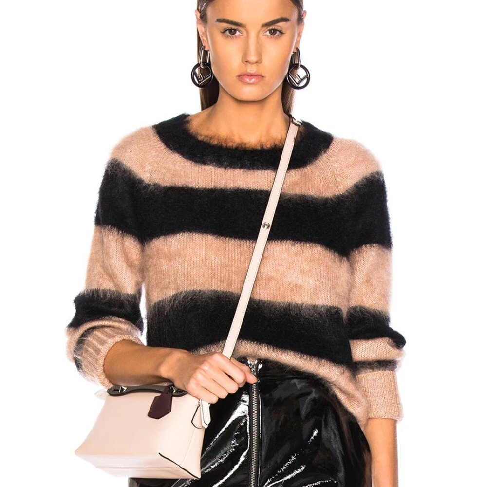 Alexander Wang Mohair Stripe Pullover Sweater